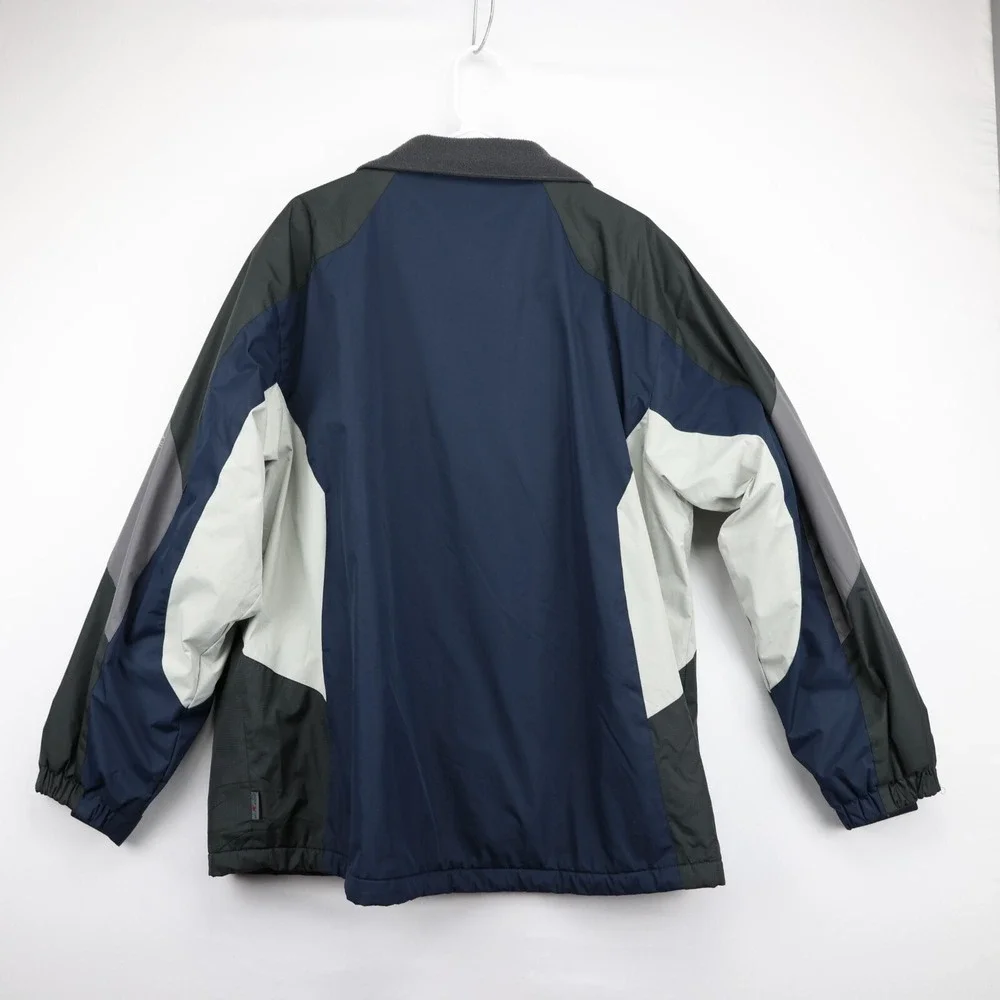 Free Country‎ Lined Fleece Collared Windbreaker Men Jacket Size XL Multicolor